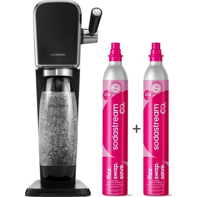 SodaStream ART Black + Bombička CQC