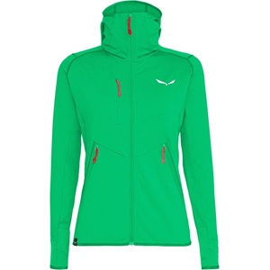 Salewa Дамско поларено яке Salewa Women's Agner Hybrid Polarlite Fullzip Hoody Fleece jacket - Irish Green Melange - размер 38 (EU) (105-2337-1214)