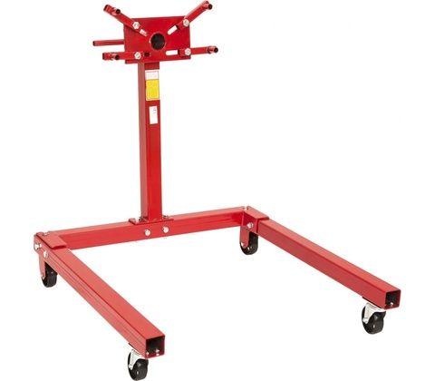 TecTake Stojan na motor polohovatelný pojízdný do 570 kg