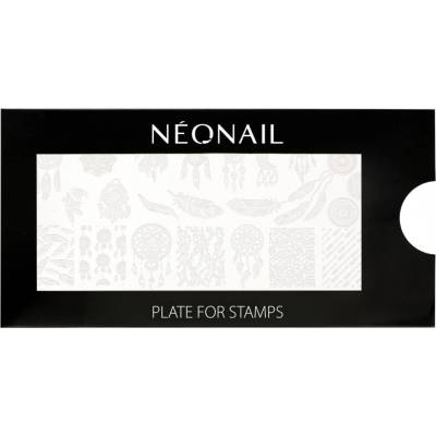 NEONAIL Stamping Plate šablony na nehty typ 04 1 ks
