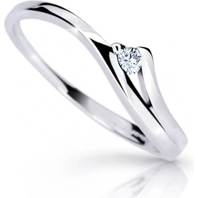 Cutie Jewellery gold dámský prsten Z6818 1718 ze zlata se zirkonem Bílá