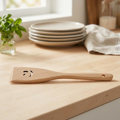 Obracačka drevená Smiley 30 cm