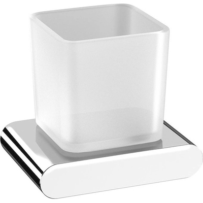 Sapho FLORI pohár chróm/sklo satin RF004