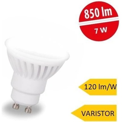 LED21 LED žárovka GU10 7W keramická 230V neutrální bílá