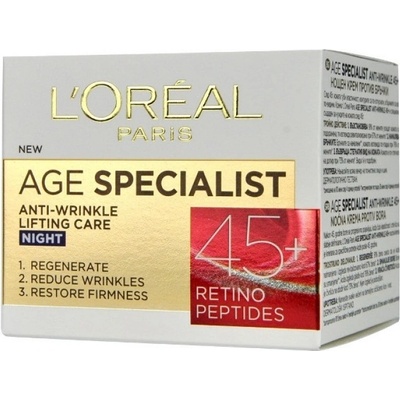 L'Oréal nočný krém proti vráskam Age Specialist 45 50 ml