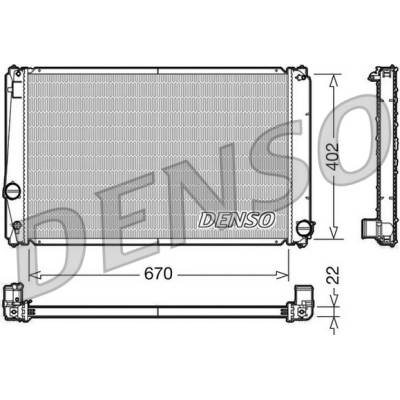 Chladič vody pro motor DENSO DRM50053