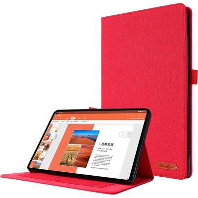 Vsetkonamobil 107878 FABRIC Zaklápací kryt pre Huawei MatePad SE 11 2024 červený