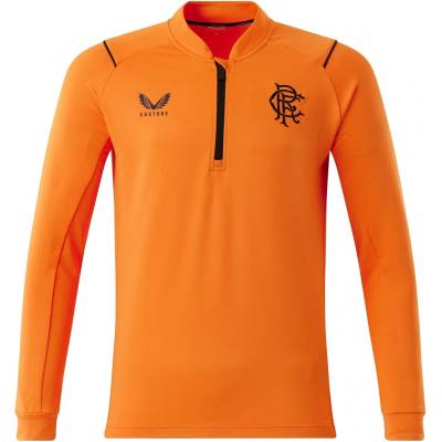 Castore Мъжко горнище с цип Castore Rangers Quarter Zip Top Mens - Orange