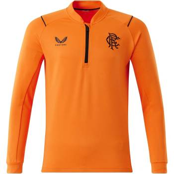 Castore Мъжко горнище с цип Castore Rangers Quarter Zip Top Mens - Orange