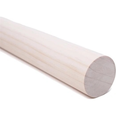 KP Bukové madlo pre nerezové zábradlie a schodisko pr.42 mm, 150 cm, nelakované KMB-42_150