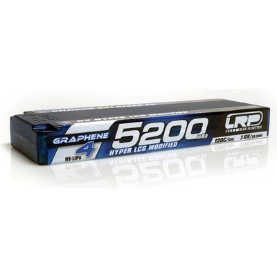 LRP Electronic HV Hyper LCG Modified GRAPHENE-4 5200mAh Hardcase Akku 7.6V LiPo 120C/60C