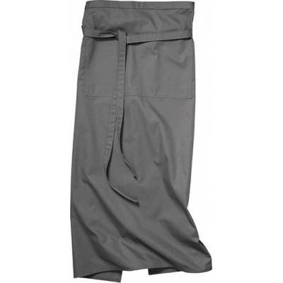 CG Workwear Gastro zástěra Roma odolná proti pomačkání 100 x 100 cm šedá zinková 100 x 100 cm CGW1260