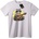 NOONEBRAND Тениска Єнот Китарист - S, White