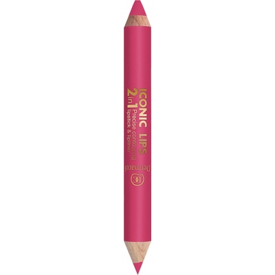 Dermacol Iconic Lips 2v1 rúž a kontúrovacia ceruzka 03 10 g