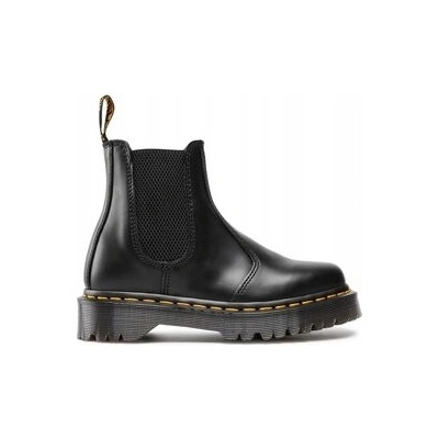 Dr.Martens dětské kozačky přírodní kůže černá