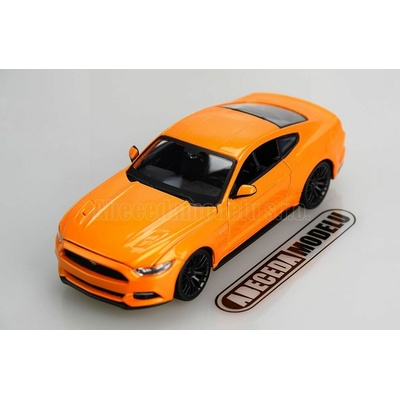 Maisto Ford Mustang GT 2015 oranžová 1:24