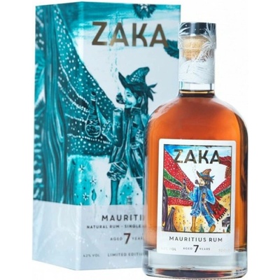 Zaka Mauritius Rum 7y 42% 0,7 l (dárkové balení)