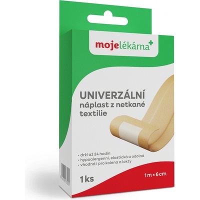 Moje lékárna Univerzální náplast z netk.tex.1 m x 6 cm