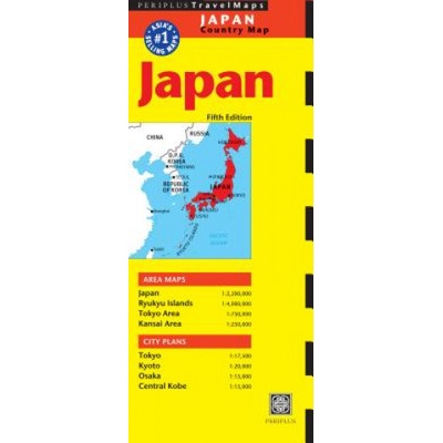 Japan Travel Map Fifth EditionSheet map folded