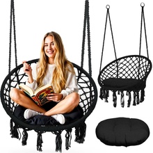 Sofotel Závěsné zahradní křeslo BOHO Černá houpačka