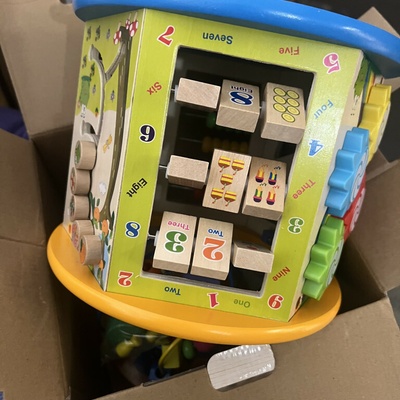 Aga4Kids motorická kocka 7v1