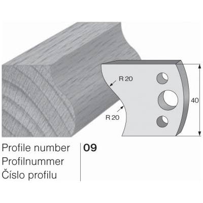 IGM profil 009 - pár omezovačů 40x4mm SP