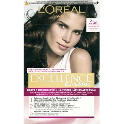 L'Oréal Excellence Creme Triple Protection 300 Dark Brown 48 ml
