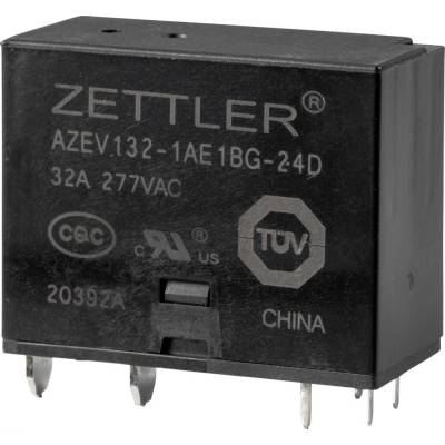 Zettler Electronics AZEV132-1AE1BG-24D napájecí relé 24 V/DC 32 A 1 spínací kontakt 1 ks