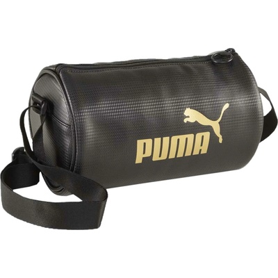 Puma dámska kabelka CORE UP BARREL BAG čierna zlatá