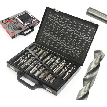 Sada vrtákov HSS do kovu 170ks 1-10mm - CATA M22305C