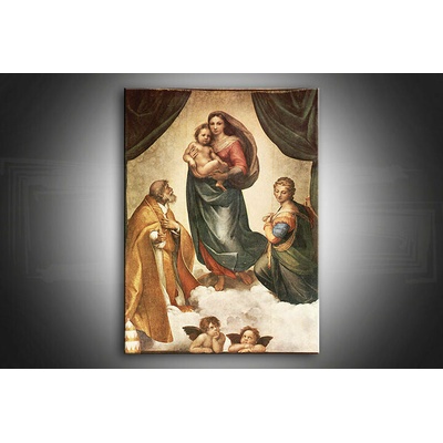 Obraz na plátne Sixtínská Madona – Raffaello Santi - 30x40 cm