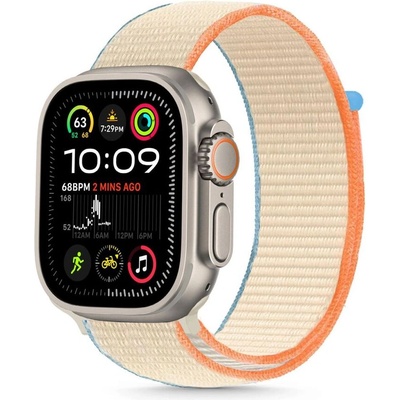 Tech-Protect Найлонова каишка за Apple Watch 6/7/8/9/10/SE (40/41/42 mm) от Tech-Protect Nylon - Cream (5906302370719)