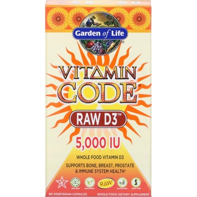 Garden of Life Vitamin Code RAW D3 5000 IU 60 kapsúl