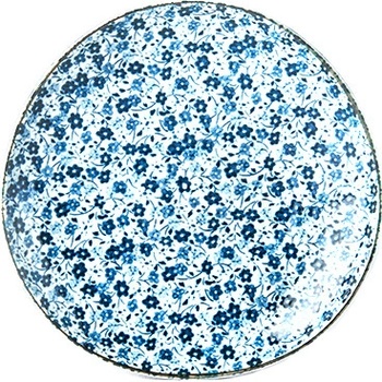 MADE IN JAPAN Mělký talíř Blue Daisy 19 cm