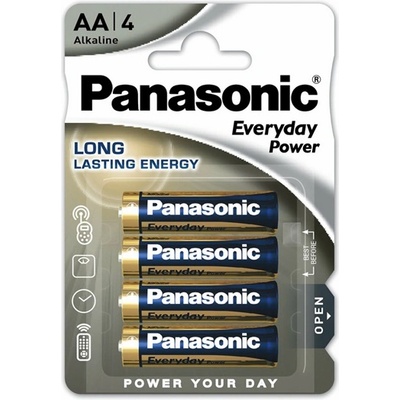 Panasonic everyday power батерия с дълъг живот aa, алкална, 4 бр. в опаковка lr6eps/4bp (lr6eps/4bp)
