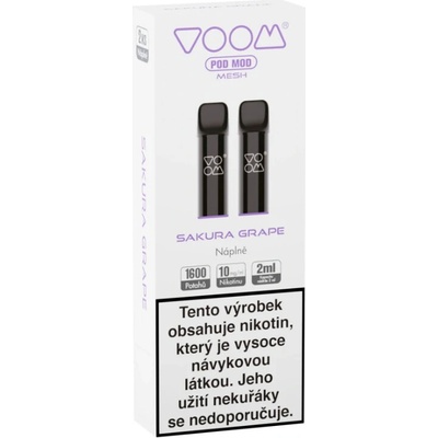 Voom Sakura Grape 10 mg 2 ks