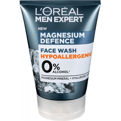 L'Oréal Men Expert Magnesium Defence Face Wash čistiaci gél 100 ml