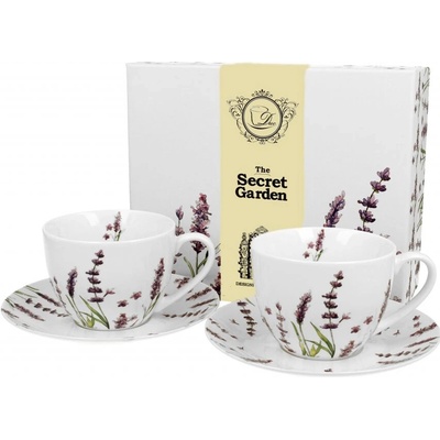DUO PORCELAIN Dva šálky s podšálky 928409