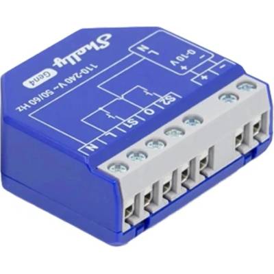 Stmívač Shelly Dimmer 0/1-10V PM G4 Bluetooth