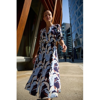 Moodo Тъмносини вискозни рокля Moodo Moodo | Bezhov | ЖЕНИ | XS