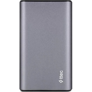 Ttec Портативна батерия ttec - ReCharger Pro, 15 000 mAh, сива (8694470004365)