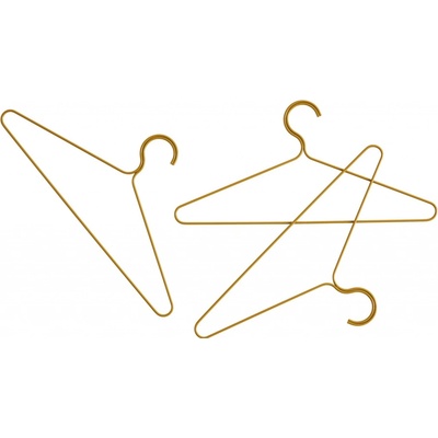 HAY Kovová ramínka na šaty Colour Dijon 3 ks – Zboží Dáma