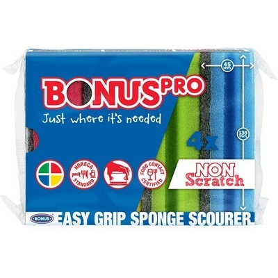 BONUS Špongia na riad, tvarovaná, 4 ks