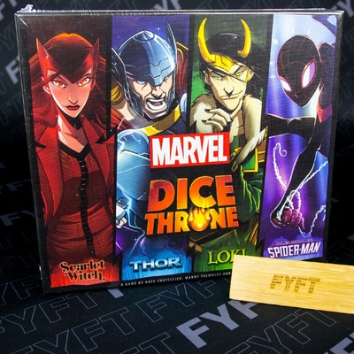 Roxley Dice Throne: Marvel Scarlet Witch, Thor, Loki, Spider-Man EN