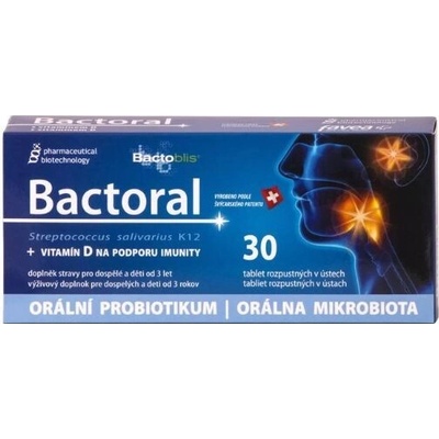 favea Bactoral+Vitamín D tbl mnd 30 ks