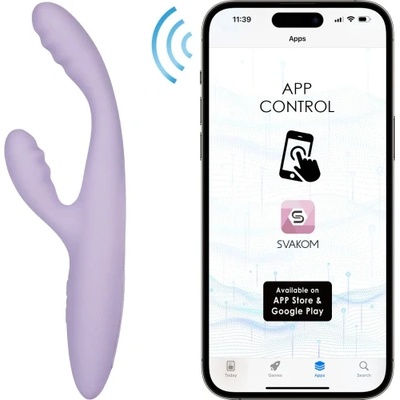 SVAKOM Тънък затоплящ рабит вибратор с App - Svakom Cici+ 2