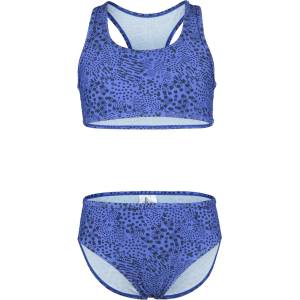 Heber Peak Детски комплект бикини Heber Peak Kid's SeapineHe. Bikini - Shining Blue / Dark Blue Print - размер 128 (EU) (750-2228-0214)
