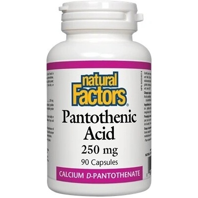 Natural Factors Пантотенова киселина 250 mg 90 капсули | Natural Factors (1251 NF)