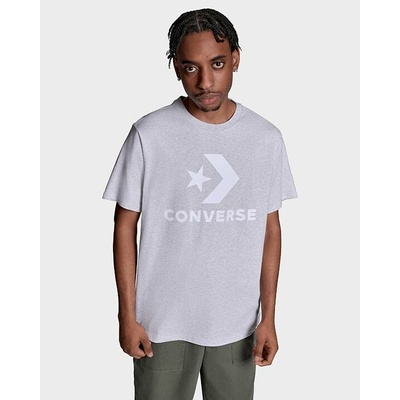 Converse Star Chevron Logo T Shirt CVM5T458 LGH Grey