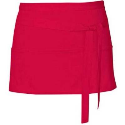 Link Kitchen Wear Koktejlová zástěra X983 Red Pantone 200 60x30cm